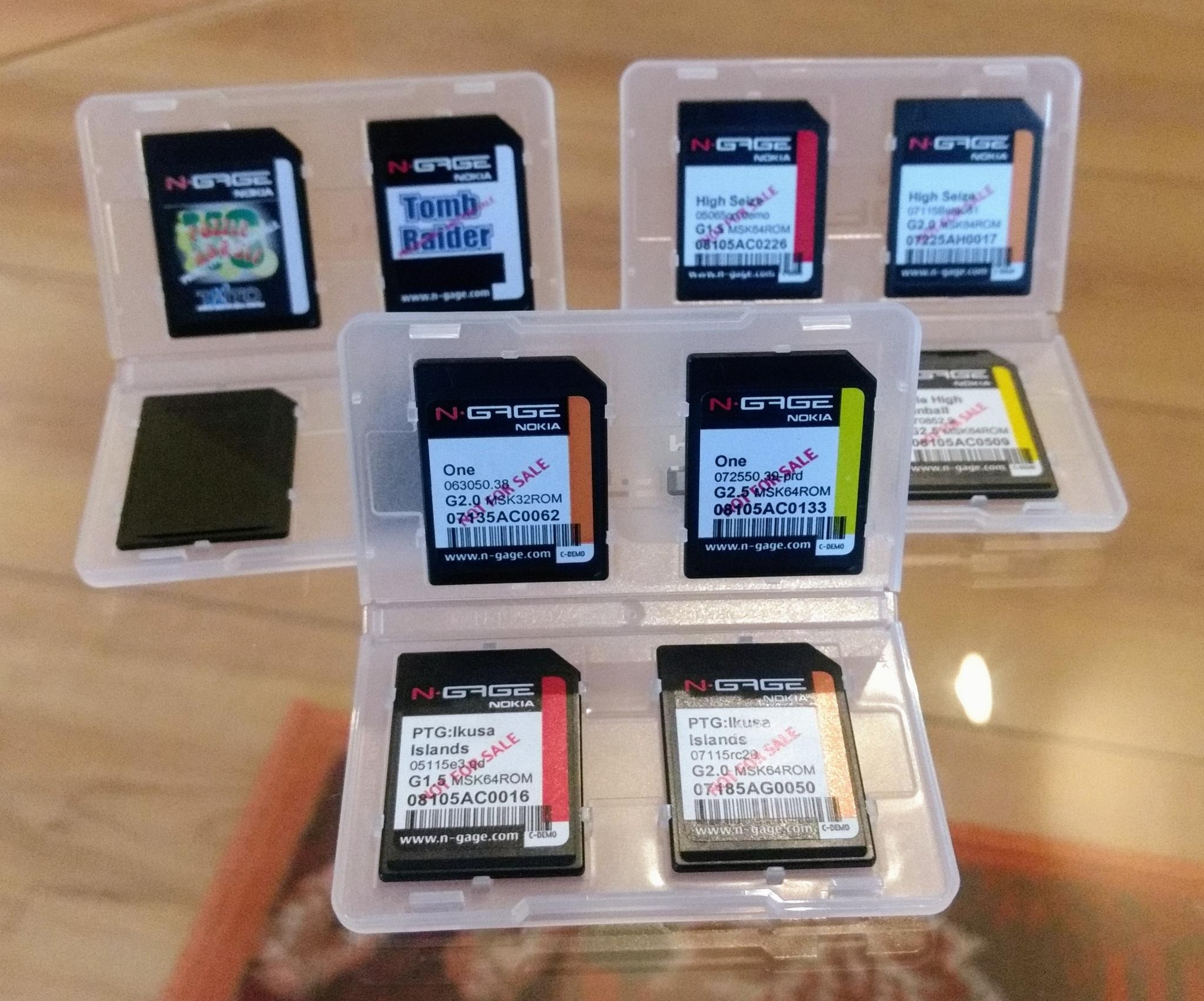 Nokia N-Gage memory cards